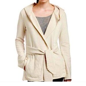 Lucky Brand hooded tie waist sweatshirt